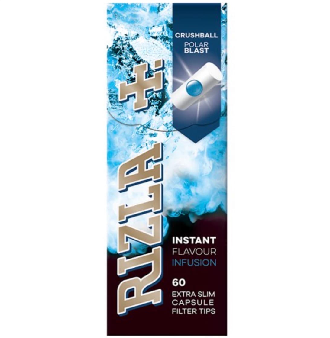 Rizla Polar Blast Extra Slim Tips 60s
