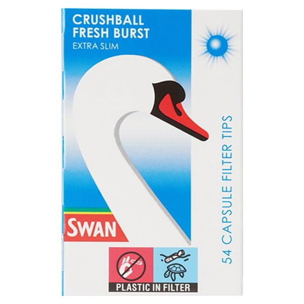 Swan Crushball Fresh Burst 54 Extra Slim Capsule Filter Tips 20 Pack