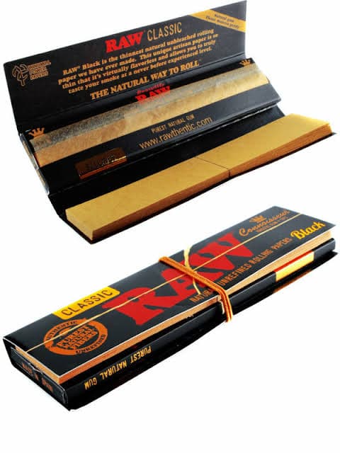 Raw Black Connoisseur PprTip