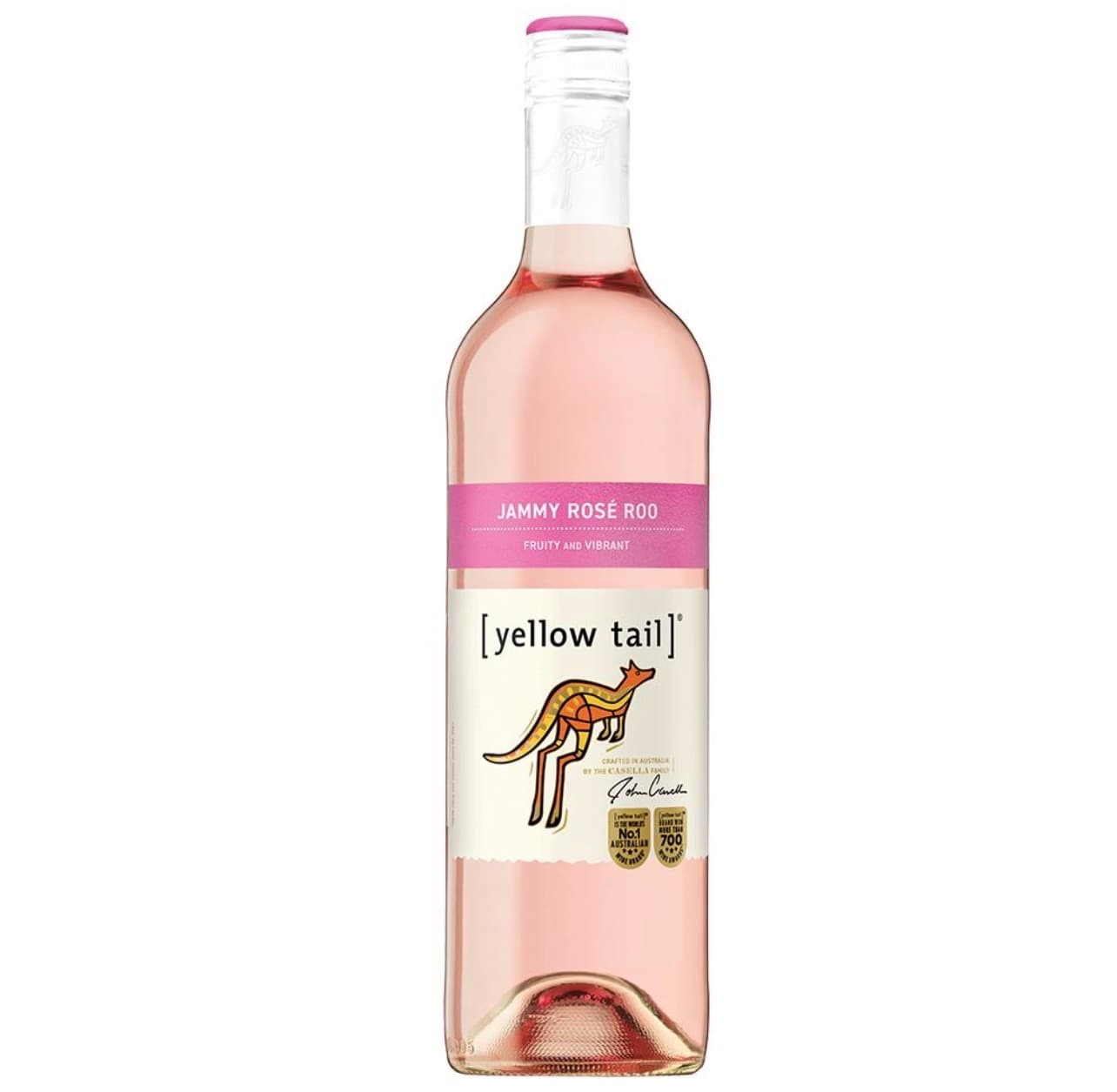 YELLOW TAIL JAMMY ROSÉ ROO 75CL