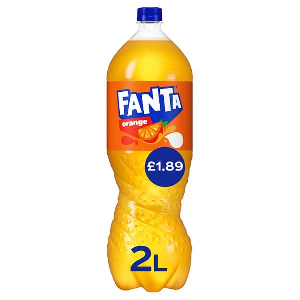Fanta Orange 2L PM £1.89 Bottle