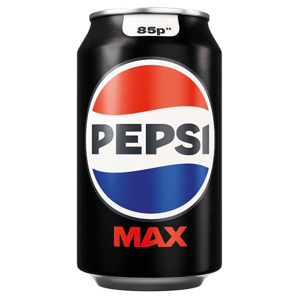 Pepsi Max No Sugar Cola Can 330ml