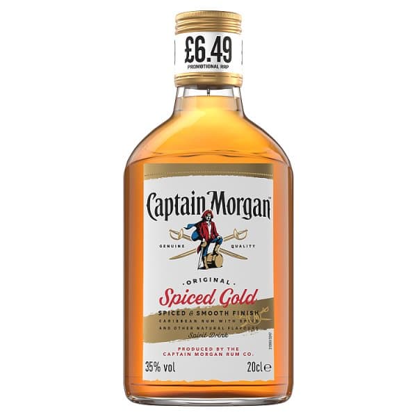 Captain Morgan Original Spiced Gold Rum 20cl
