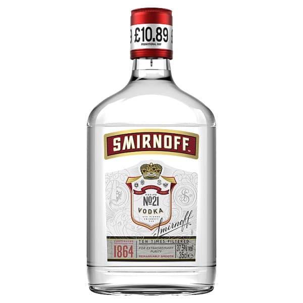 Smirnoff No.21 Vodka 37.5% vol 35cl Bottle