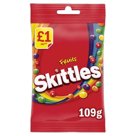 Skittles Vegan Chewy Sweets Fruit Flavoured Treat Bag