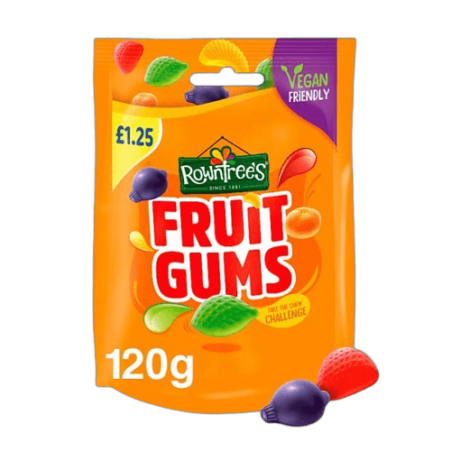 Rowntree's Fruit Gums Sweets Sharing Bag 120g