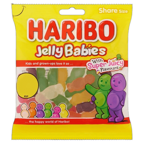 HARIBO Jelly Babies Sweets Sharing Bag 140g