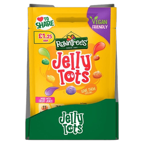 Rowntree's Jelly Tots Sweets Sharing Bag 120g