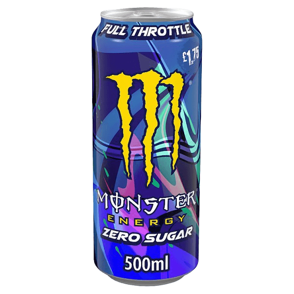 Monster Energy Drink Full Throttle Zero Sugar 500ml Can
