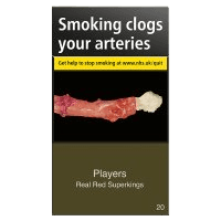 Players Real Red Superkings Cigarettes 20 Pack