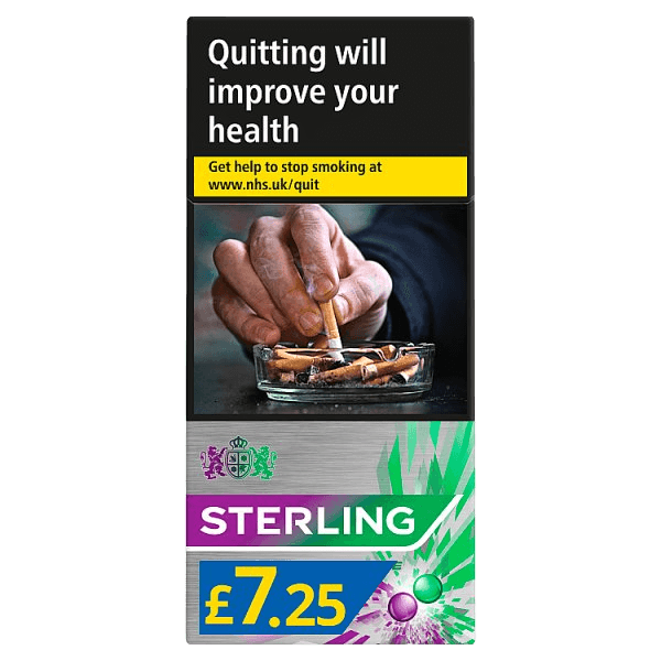 Sterling Dual Double Cap Leaf Wrap Berry Menthol