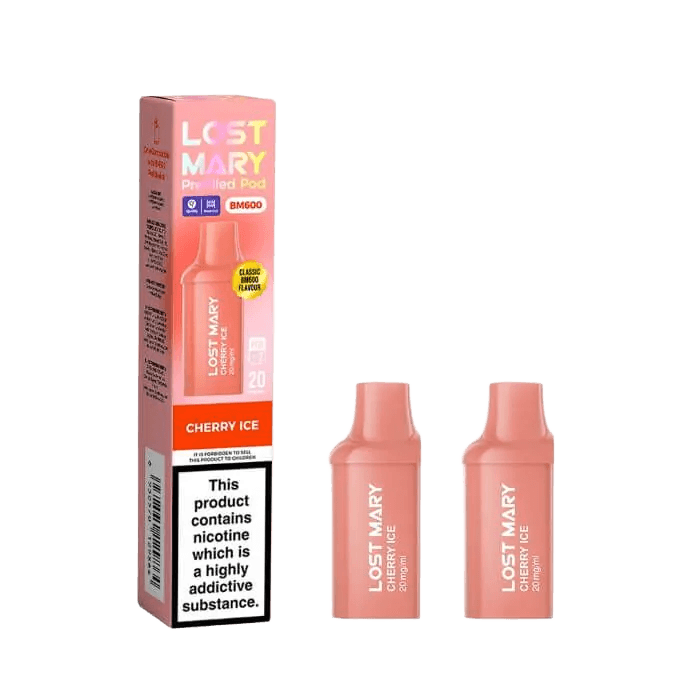 Lost Mary BM600 Prefilled Pods Cherry Ice 2PK