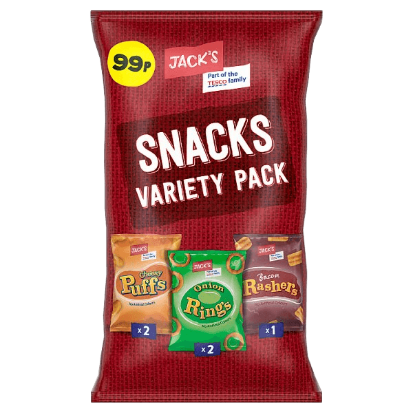 Jack's Snacks Variety Pack 5 x 16g