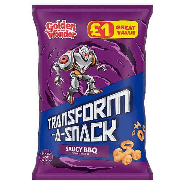 Golden Wonder Transform-A-Snack Saucy BBQ Flavour Snacks