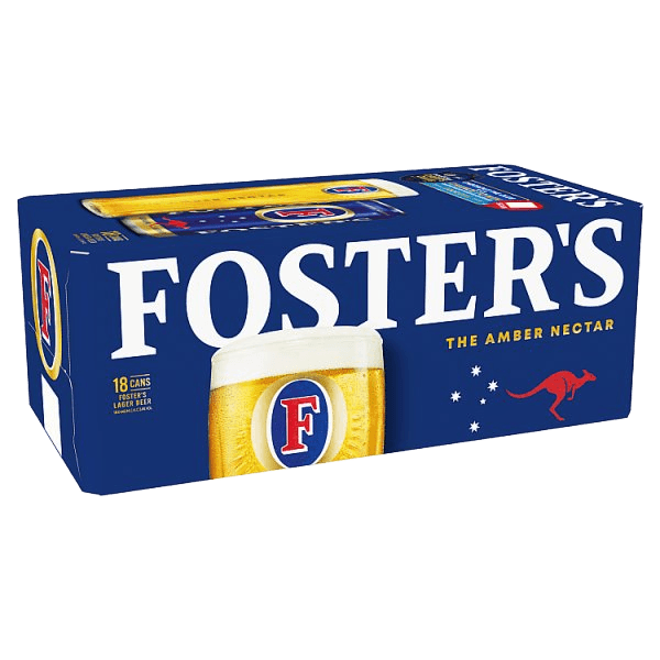 Foster's Beer Lager Cans 18 x 440ml