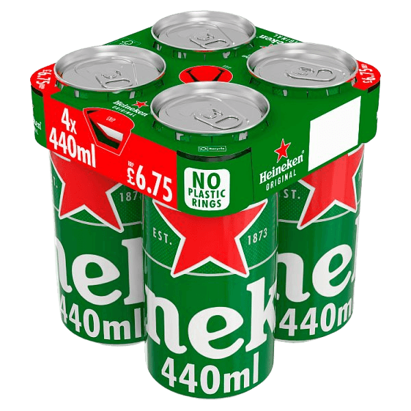 Heineken Original Beer Can 6 x 4 x 440ml