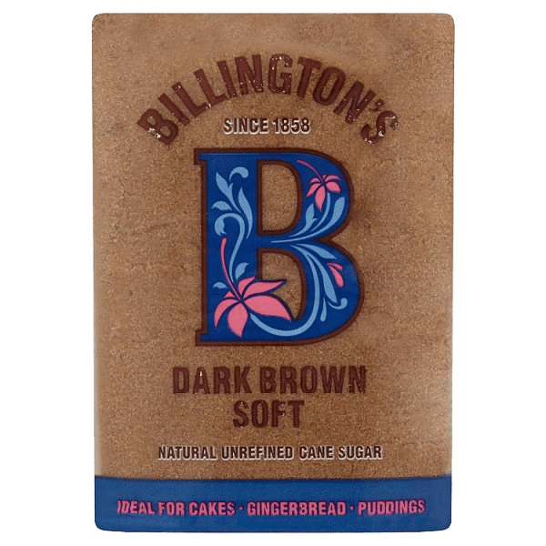 Billington's Dark Brown Soft Natural Unrefined Cane Sugar 500g